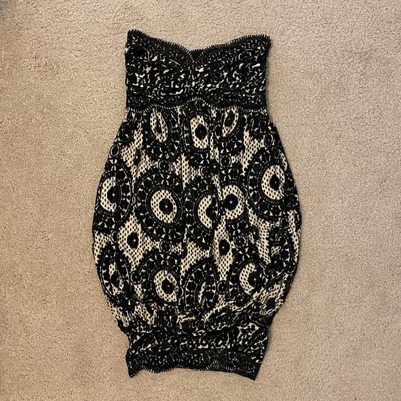 Diane Von Furstenberg Marcella Black Lace Dress 4 - Picture 5 of 7